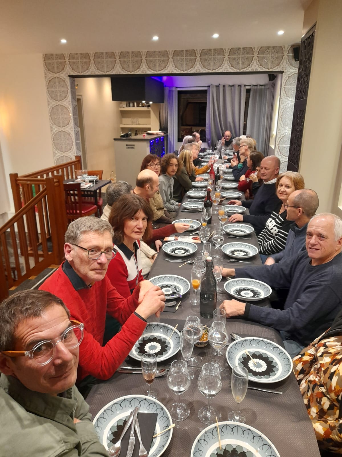 Repas de l’Aïkido Club Yonnais aux Délices d’Agadir